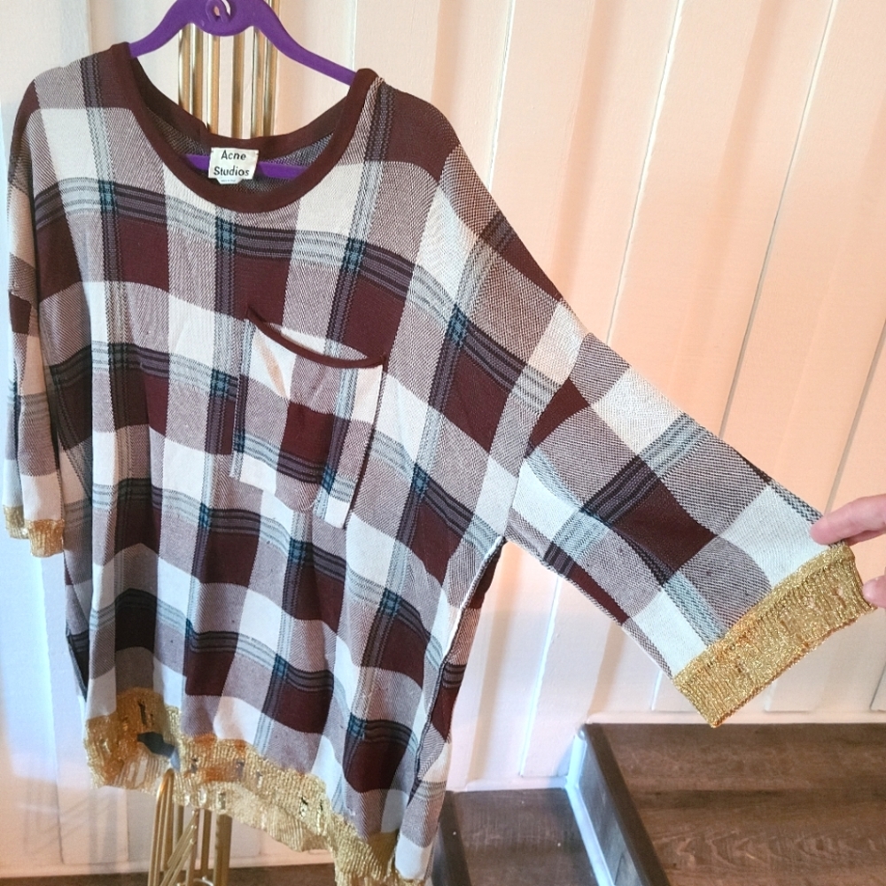 Acne Studios Beah Check Top